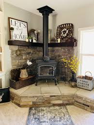 Corner Wood Stove Decor Wood Stove Decor Stove Decor Corner Wood Stove