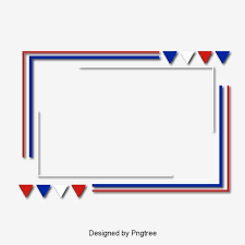 Blue White And Red Border Text Box Border Frame Png And Vector With Transparent Background For Free Download Frame Border Design Poster Background Design Red And White Flag