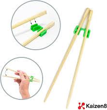 With a little practice, you can easily figure out. Buy Fun Chop Chopstick Helper Holders And Wooden Chopsticks For Beginners By Kaizen8 6 Set Online In Taiwan B08xqycvhq