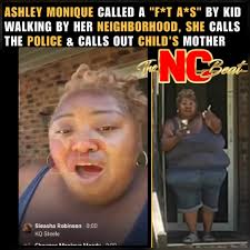 Y'all remember #AshleyMonique? The struggling food truck owner we posted  about last week — the same one who publicly attacked #KarmeloAnthony's  family? Well, whewww chile, today a child was walking past her