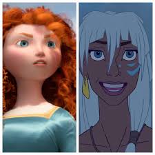 Princess Kida in ancient ruins