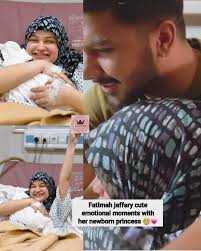 Fatimah jaffary cute emotional moments with her newborn baby girl  🥺💗#fatimajaffry #trending #viral #iconsupdates