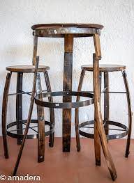 ensemble table haute et deux tabourets de bar en bois et fer forge tabouret de bar tabouret de bar bois bar en bois