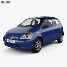 Research toyota yaris model details with yaris pictures, specs, trim levels, yaris history, yaris facts and more. 3d Toyota Yaris 5 Door 1999 Cgtrader