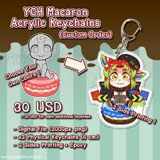 Maybe you would like to learn more about one of these? Ych Commission Macaron Custom Acrylic Keychains By Aquazircon On Deviantart