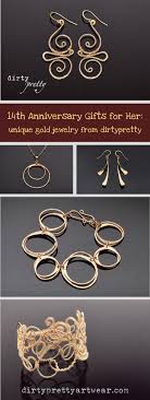 We've made shopping for her oh, so easy with gifts that get her ready for a night on the town or a restful afternoon enjoying some precious me time that she so richly deserves. 14th Anniversary Gifts For Her Unique Gold Jewelry For Your 14th Wedding Anniversary Dirtypretty Artwear