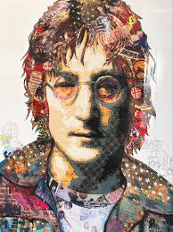 Rockin Robin” is one of 3 original paintings by Adam Turman now  @everett.and.charlie Stop in to see these great pieces,find out their  stories, and take one home ! #robin #guitar #nature #original #