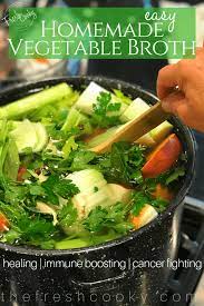 Homemade Vegetable Broth Immune Booster The Fresh Cooky Recipe Homemade Vegetable Broth Recipes Fresh Vegetable Recipes