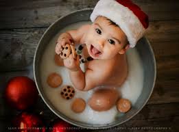 Buy california baby holiday bubble bath. Baby Cookies And Milk Bath Christmas Photography Bath Bath Pictures Milk Bath Photography Baby Christmas Photos Baby Milk Bath