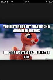 Love Charlie In The Box Rudolph Christmas Holly Jolly Charlie