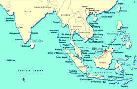Independent country in southeast asia. Brunei Maps