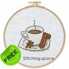 Con este patron de happinesst verás como hacer un cross stitch pattern coffee paso a paso. The Free Small Cross Stitch Pattern Coffee Cup In Modern Style For Beginners It Can Be Used For Gift Cloth Decor Or Kids Creativity It Is Also Suitable For Hoop Art Add Any