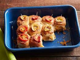 Sunny S Meaty Cheesy Casserole Sliders Recipe Food Network Recipes Cheesy Casserole Recipes