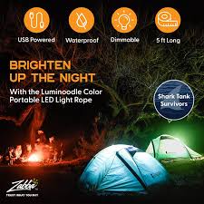 Amazon Com Power Practical Luminoodle Color 5 Ft Color Changing Led String Lights Outdoor Led String Lantern For Camping Hiking Safety Remote Control Dimmer Waterproof Sports Outdoors