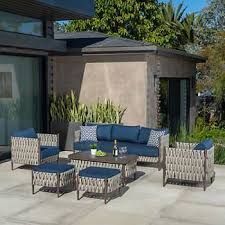Grandview 6 Piece Deep Seating Set Deep Seating Screened In Porch Furniture Seating