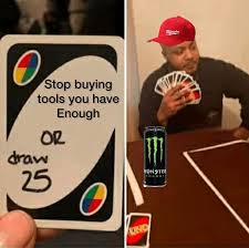 I will draw the whole deck before i give in #toolstoolstools #funny #memes #damnit #uno #plumbers #plumbing #trades #construction #limpbizkitmyway #mywayorthehighway