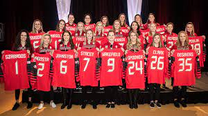 Men's olympic team, women's olympic team, national men's team, national women's team, national junior team. Canadian Women S Hockey Team Named For 2018 Olympic Winter Games