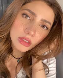 Mahira Khan freckle faced Note: Using...