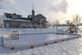 We carry the best selection of 20 x 40 rink in a box kits , liners , home hockey is life is proud to be the #1 supplier in canada for nicerink backyard hockey rinks. Backyard Ice Hockey Rink Kit Custom Ez Ice 20x40 Ez Ice Rinks