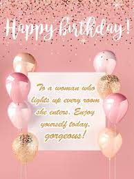 Sparkling happy birthday images female. Gorgeous Glitter Happy Birthday Card For Her Birthday Greeting Cards By Davia Happy Birthday Sparkle Free Happy Birthday Cards Happy Birthday Dear Friend