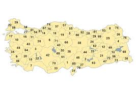 Turkiye Il Plakalari Bilgive Wiki Ansiklopedi Haritalar Okuma Calismasi Plakalar