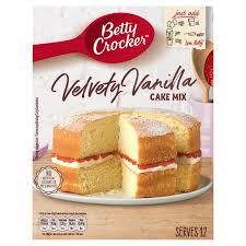 1 package betty crocker white cake mix or sour. Betty Crocker Vanilla Cake Mix 425g Tesco Groceries