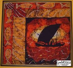 My Art Batik Fishing In Sri Lanka By Goldlionlight Batik Art Art Art Design