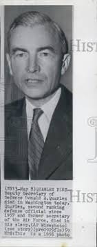 1956 Press Photo of Deputy Sec. of Defense Donald Quarles
