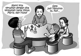 Berdoa bapa kami sesawi net. Hari 12 Doa Terpujilah Paroki Maria Marganingsih Kalasan