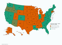 Key state data, such as population and state abbreviation, is also shown. Oc Us State Name Origins Native American Or Other Sources More Related Maps In Comments Mapporn