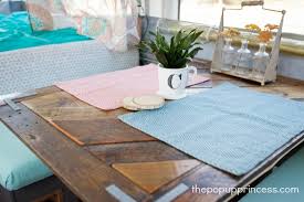 If you do not have a habit of checking your awning, the holes and tears can grow. Diy Farmhouse Camper Table The Pop Up Princess