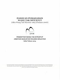 Cara membuat permohonan dan semakan wang tidak dituntut online di janm. Panduan Pemahaman Akta Wtd 2014 Pdf