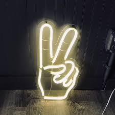 Peace sign light up sign. Tibet Home Wall Decor Peace Sign Neon Wall Sign Boho Namaste Hippie Poshmark