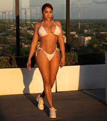 See more ideas about lala anthony, fashion, celebrity style. La La Anthony Sets Pulses Racing As She Showcases Her Sensational Curves In A Tiny White Bikini From The Stage