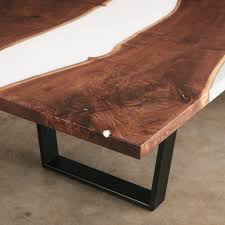 The zuma coffee table is a perfect addition to your contemporary home! Walnut Dining Table No 281 Elko Hardwoods Modern Live Edge Furniture Dining Coffee Tables Desks Benches