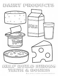 Printable Healthy Eating Chart Coloring Pages Happiness