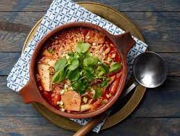 Budae Jjigae Korean Army Stew Recipe Food Network Recipes Army Stew Recipe Stew Recipes
