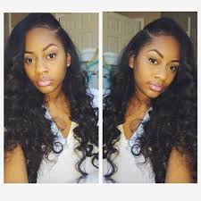 You can keep hair wavy and loose or you can sweep it over the shoulder, pull it into a low. Deep Side Part Hair Styles Loose Hairstyles Weave Hairstyles