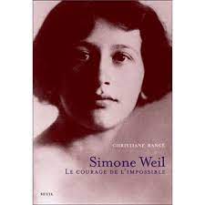 Simone veil est née à nice en 1927. Simone Weil Le Courage De L Impossible Broche Christiane Rance Achat Livre Ou Ebook Fnac