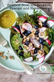 Rezept Sirtfood Bowl Mit Brokkoli Spargel Und Heidelbeeren Uloop Magazin In 2020 Rezepte Leckeres Essen Heidelbeeren