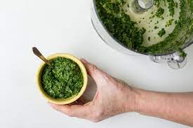 Nut Free Basil Pesto With Pecorino Romano Katie Workman Themom100 Com Delicious Salad Dressing Recipes Nut Free Pesto Pesto Recipe