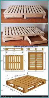 With The Wooden Pallet You Can Easily Make Bed Of Any Size And For The Any Room Of Your Home F Pallet Furniture Bedroom Diy Pallet Furniture Pallet Furniture
