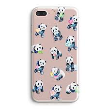Available in a range of iphone sizes, you can make your own phone cases to keep as a fun accessory or to give as a gift to a loved one. Iphone 7 Plus Case Iphone 8 Plus Case Women Panda Baby Cute Funny Animal Cartoon Design Lovely Adorable Case For Teen Panda Things