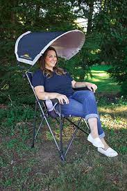 Gci outdoor sunshade captain's chair. Sunshade Eazy Chair Folding Chair With Canopy Gci Outdoor