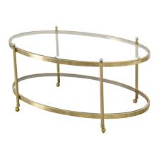 Shop wayfair for all the best casters glass coffee tables. 49 Off Oval Glass Top Coffee Table With Casters Tables