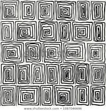 Black And White Label Background Black And White Abstract Geometric Spiral Retangle Seamless Pattern For Background Wallpaper Banner Label Texture Etc Vector Design
