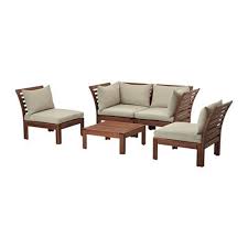 Applaro 4er Sitzgruppe Aussen Braun Las Hallo Beige Ikea Deutschland Ikea Outdoor Furniture Lounge Furniture