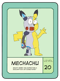 When soaked in water, these decks could be peeled apart to reveal. Mechachu Pow Card By Pikafan2000 On Deviantart