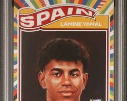 2024 Topps Now UEFA Euro #62 Lamine Yamal ROOKIE Spain Graded 10 GEM Mint