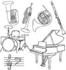 Illustration of a jazz band. Sunday S Song A Night In Tunisia Jazz Instruments Art Music Instruments Art